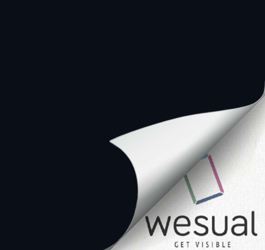 Wesual get visible page curl Logo  - Omikron AG